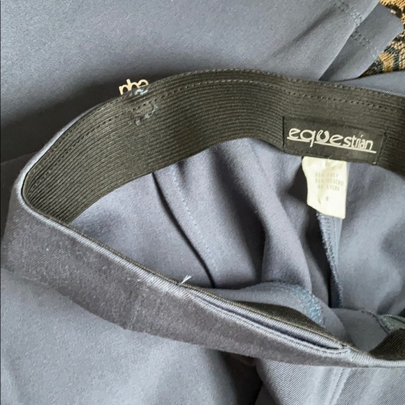 Equestrian Brand  High Waist Slate Blue Pants Fir A Tall Person - Picture 5 of 6